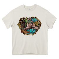 Cream western design Heavy Core Tee - SublimationCraftShop