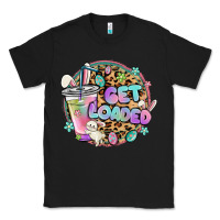 Black get loaded rabbit and easter Classic Tee - MaliasSmallBusiness