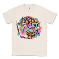 Natural get loaded rabbit and easter Classic Tee - MaliasSmallBusiness