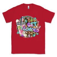 Red get loaded rabbit and easter Classic Tee - MaliasSmallBusiness