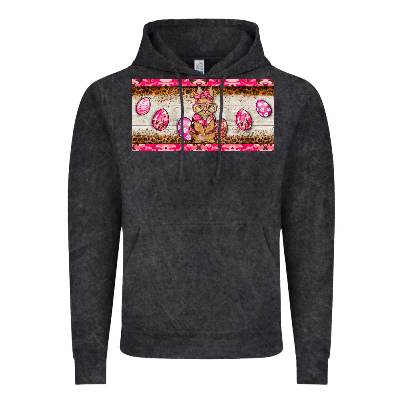 Pink Camouflage Egg Hunter Bunny   License Plate Vintage Hoodie by BarkalooDesign | Teevron