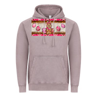 Vintage Zinc pink camouflage egg hunter bunny   license plate Vintage Hoodie - BarkalooDesign