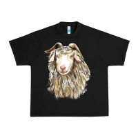 Black Angora Goat Face Urban Heavy Tee - LillyAllenDesigns