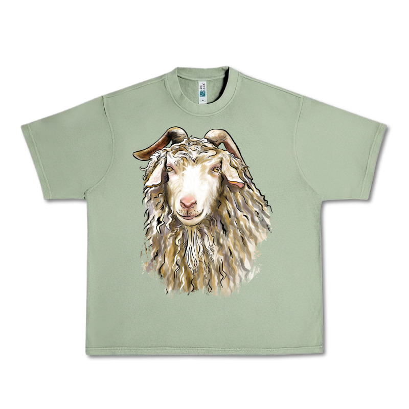 Angora Goat Face Urban Heavy Tee by LillyAllenDesigns | Teevron
