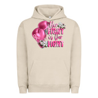 Pigment French Oak her fight is our fight Breast cancer awareness Urban Hoodie - FaDigitalArtStudio