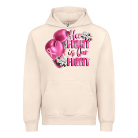 Sandshell her fight is our fight Breast cancer awareness Urban Hoodie - FaDigitalArtStudio