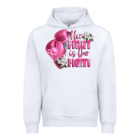 White her fight is our fight Breast cancer awareness Urban Hoodie - FaDigitalArtStudio