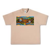 Burro hanukkah with candlestick Urban Heavy Tee - AdoDesignShop