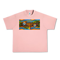 Salmon hanukkah with candlestick Urban Heavy Tee - AdoDesignShop
