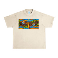 Sandshell hanukkah with candlestick Urban Heavy Tee - AdoDesignShop
