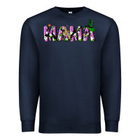 Navy Halloween spooky Mama Premium Sweatshirt - NancyCooperArtShop