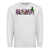 Oatmeal Heather Halloween spooky Mama Premium Sweatshirt - NancyCooperArtShop