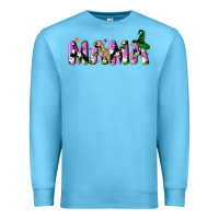 Ocean Blue Halloween spooky Mama Premium Sweatshirt - NancyCooperArtShop