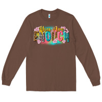 Chestnut you are enough Long Sleeve Tee - NancyCooperArtShop