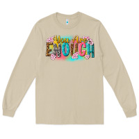 Mushroom you are enough Long Sleeve Tee - NancyCooperArtShop