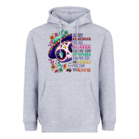 Heather Grey You are braver than you think sugar skull Heavyweight Hoodie - NancyCooperArtShop