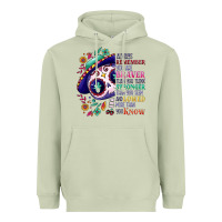 Matcha You are braver than you think sugar skull Heavyweight Hoodie - NancyCooperArtShop