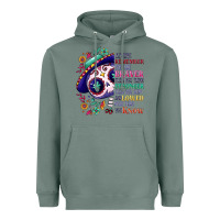 Sage You are braver than you think sugar skull Heavyweight Hoodie - NancyCooperArtShop