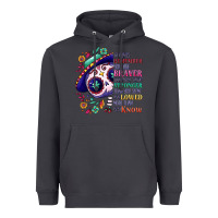 Smoke You are braver than you think sugar skull Heavyweight Hoodie - NancyCooperArtShop