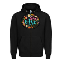 Black you are Zipper Hoodie - Artiststas