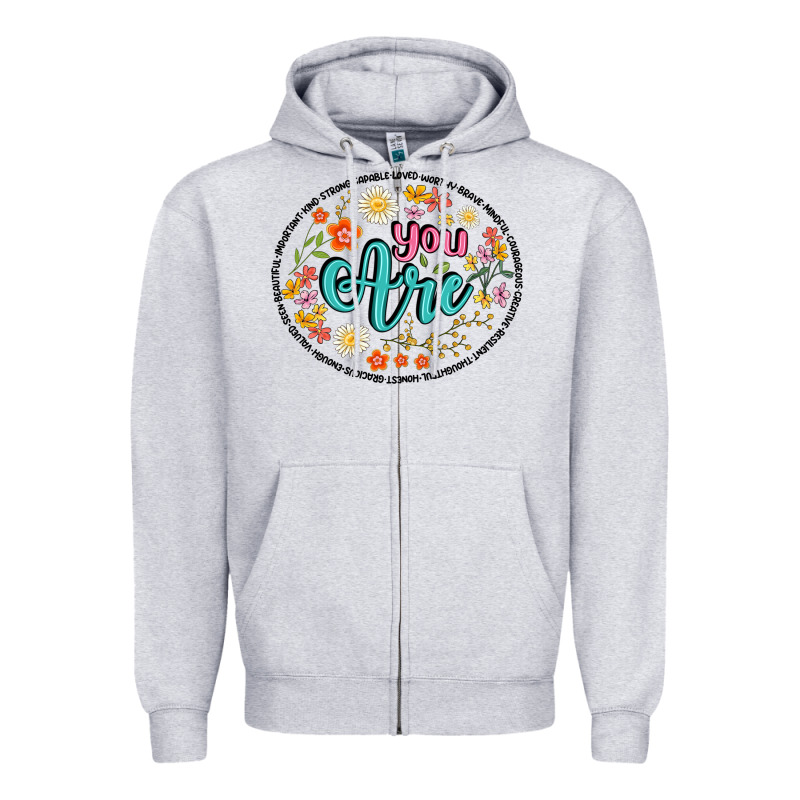 You Are Zipper Hoodie by Artiststas | Teevron