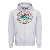Heather Grey you are Zipper Hoodie - Artiststas