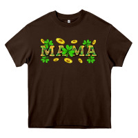 Chocolate Brown St. Patricks Day mama Heavy Core Tee - Neo Western