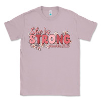 Lilac she is strong proverbs 31 25 Classic Tee - MaliasSmallBusiness