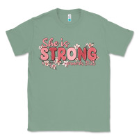 Sage she is strong proverbs 31 25 Classic Tee - MaliasSmallBusiness