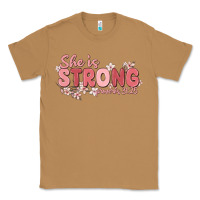 Toasted Coconut she is strong proverbs 31 25 Classic Tee - MaliasSmallBusiness