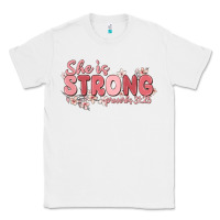 White she is strong proverbs 31 25 Classic Tee - MaliasSmallBusiness