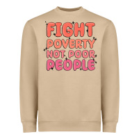 Mushroom fight poverty not poor people Heavyweight Sweatshirt - MaliasSmallBusiness