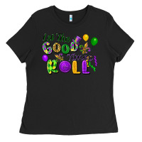 Black let the good times roll Ladies Tee - FaDigitalArtStudio
