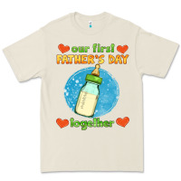 Bone our first father's day together and baby bottle Premium Tee - HRA Design Shop