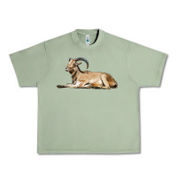 Oil Green Spanish Goat Urban Heavy Tee - LillyAllenDesigns
