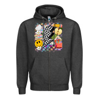 Charcoal Heather retro teacher Zipper Hoodie - Artiststas