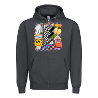 Smoke retro teacher Zipper Hoodie - Artiststas