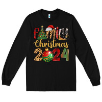 Black family christmas 2024 Long Sleeve Tee - MaliasSmallBusiness