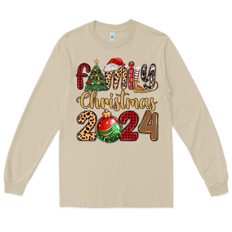 Family Christmas 2024 Long Sleeve Tee by MaliasSmallBusiness | Teevron