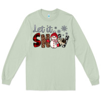 Matcha let it snow snowman Long Sleeve Tee - JahusDesignShop