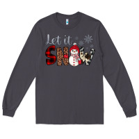 Smoke let it snow snowman Long Sleeve Tee - JahusDesignShop