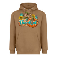 Toasted Coconut Thankful Heavyweight Hoodie - texasbilliewilder