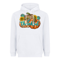 White Thankful Heavyweight Hoodie - texasbilliewilder