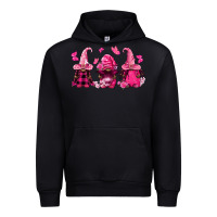 Black breast cancer afro gnomies Urban Hoodie - FaDigitalArtStudio