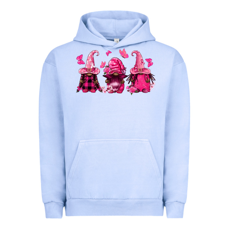 Breast Cancer Afro Gnomies Urban Hoodie by FaDigitalArtStudio | Teevron