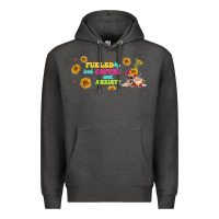 Charcoal Heather fueled by ıced coffee and anxiety Premium Hoodie - TumblerDesignByShophia