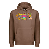 Chestnut fueled by ıced coffee and anxiety Premium Hoodie - TumblerDesignByShophia