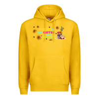 Lemon fueled by ıced coffee and anxiety Premium Hoodie - TumblerDesignByShophia