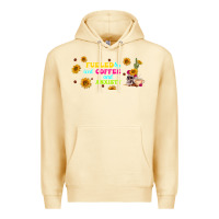 Pina Colada fueled by ıced coffee and anxiety Premium Hoodie - TumblerDesignByShophia
