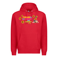 Red fueled by ıced coffee and anxiety Premium Hoodie - TumblerDesignByShophia